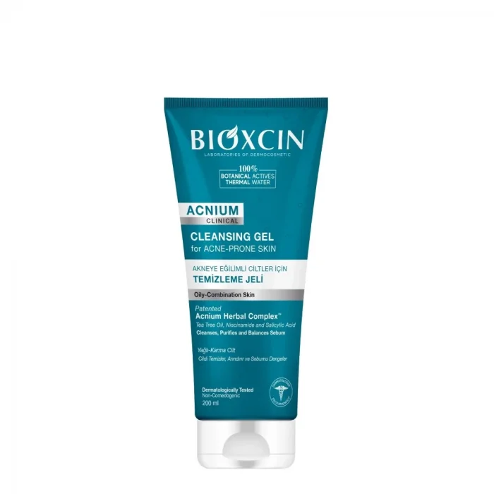 Bioxcin Acnium Yüz Yıkama Jeli Sebium Dengeleyici 200 ml