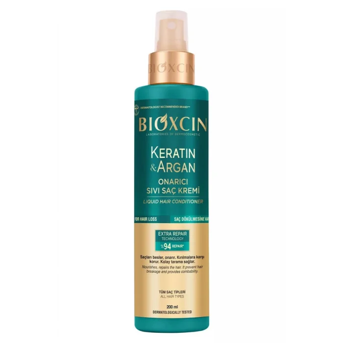 Bioxcin Keratin Argan Onarıcı Sıvı Saç Kremi 200 ml