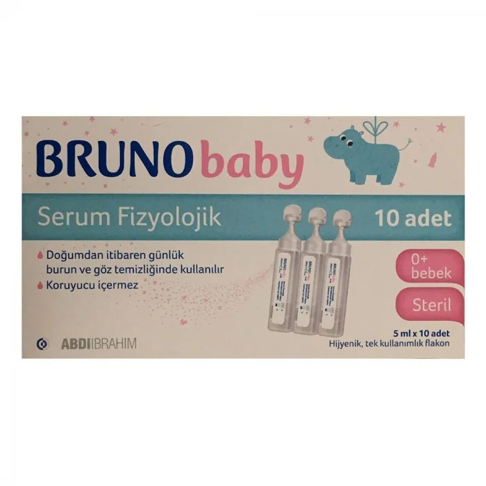 Bruno Serum Fizyolojik 5 ml x 10 Flakon