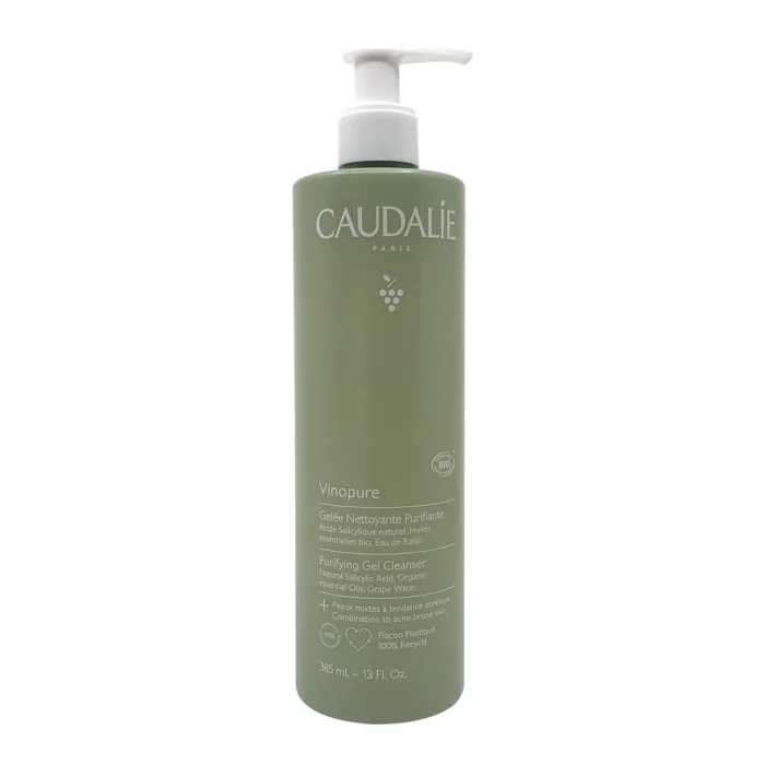 Caudalie Vinopure Purifying Gel Cleanser 385 ml - Akne Temizleyici Jel