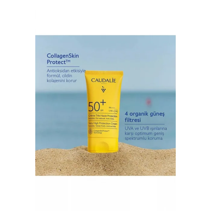 Caudalie Vinosun Very High Protection Cream SPF50+ 50 ml