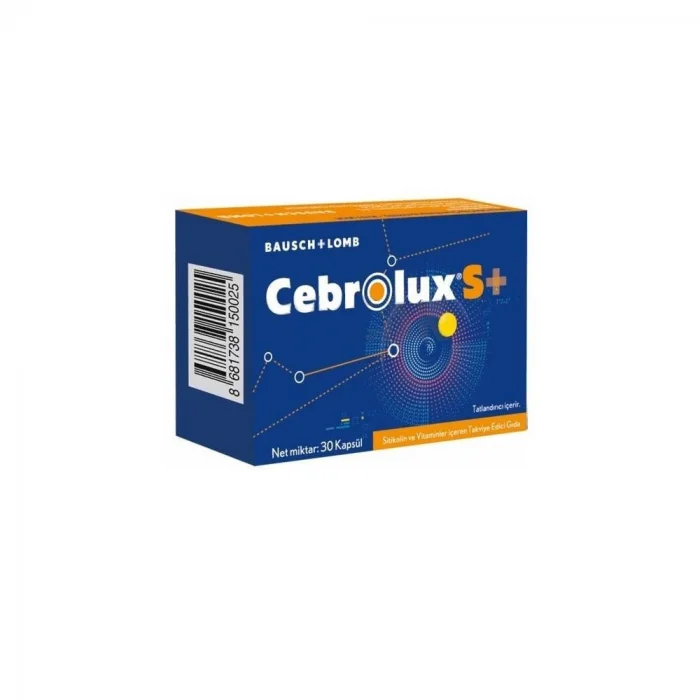 Cebrolux S + Sitikolin Vitamin 30 Kapsül