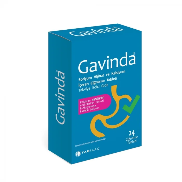 Gavinda 24 Çiğneme Tableti