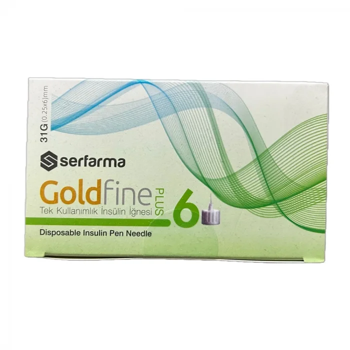 Goldfine Plus İnsülin İğne Ucu 31G 6 mm 100lü