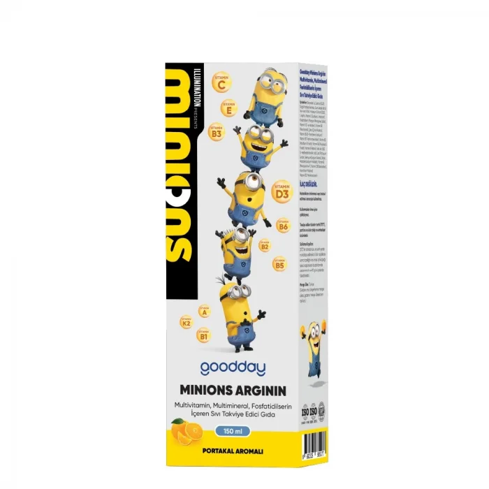 Goodday Minions Arginin Multivitamin Minarel Şurup 150 ml