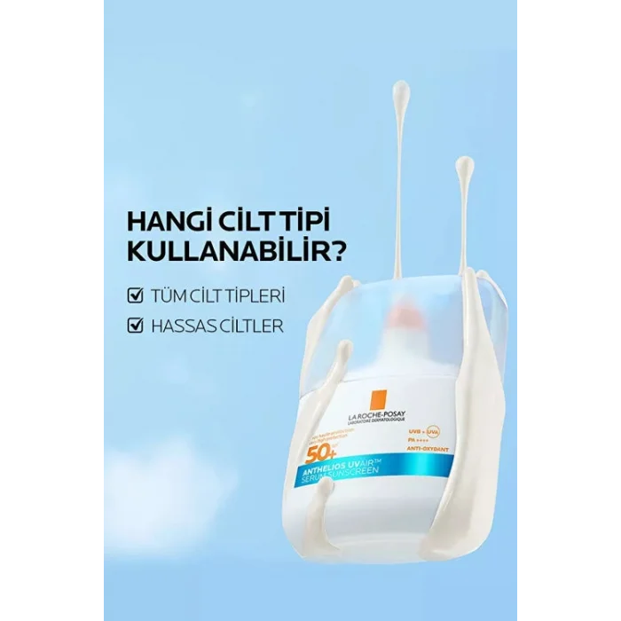 La Roche Posay Anthelios UV Air Serum Solaire SPF50+ Yüz Güneş Serumu 50 ml