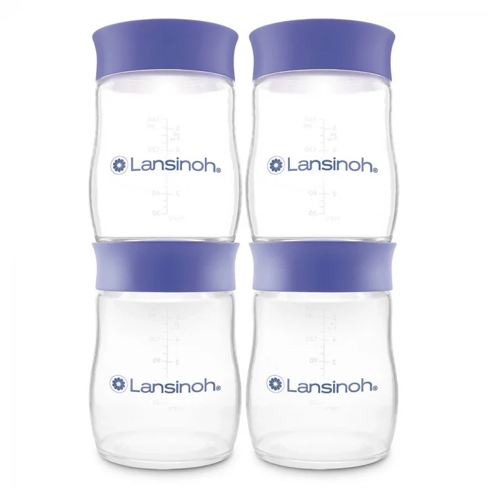 Lansinoh Anne Sütü Saklama Şişeleri 4lü 160 ml