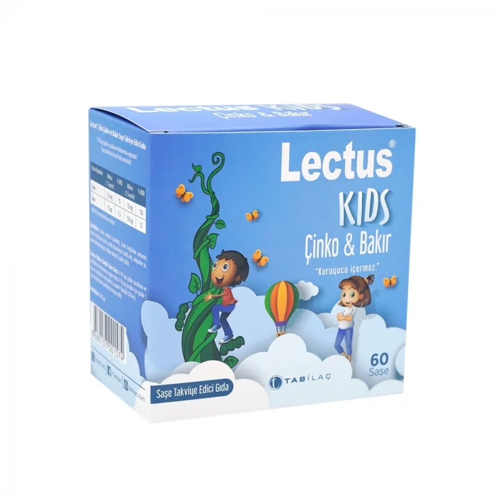 Lectus Kids Çinko  Bakır 60 Saşe