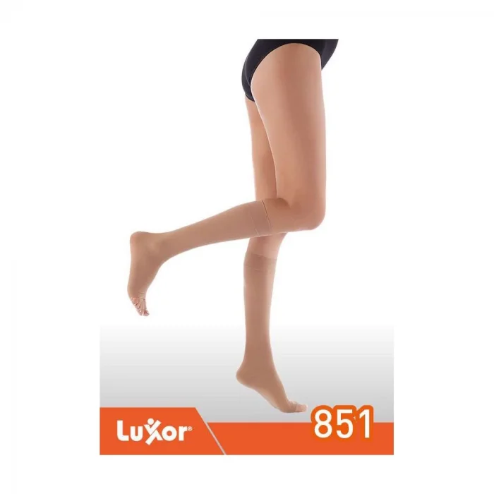 Luxvaris 851 CCL1 Dizaltı Burnu Açık Ten Rengi Varis Çorabı No: 7