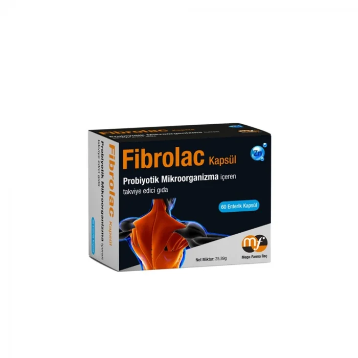 Mega Farma Fibrolac 60 Enterik Kapsül
