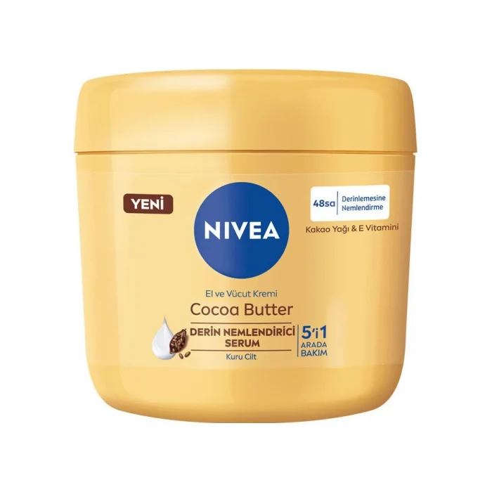 Nivea Cocoa Butter Derin Nemlendirici Serum El ve Vücut Kremi 400 ml