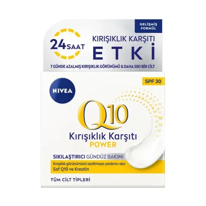 Nivea Q10 Power Kırışık Karşıtı Gündüz Kremi SPF30 50 ml