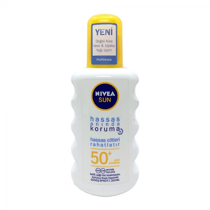 Nivea Sun Hassas Koruma Güneş Spreyi Kokusuz 200 ml