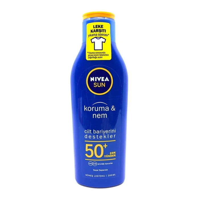 Nivea Sun Koruma  Nem Nemlendirici Güneş Sütü SPF50+ 200 ml
