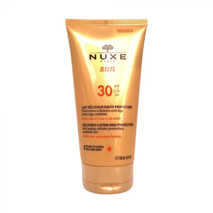 Nuxe Lait Delicieux Güneş Koruyucu Yüz ve Vücut Sütü SPF30 150 ml