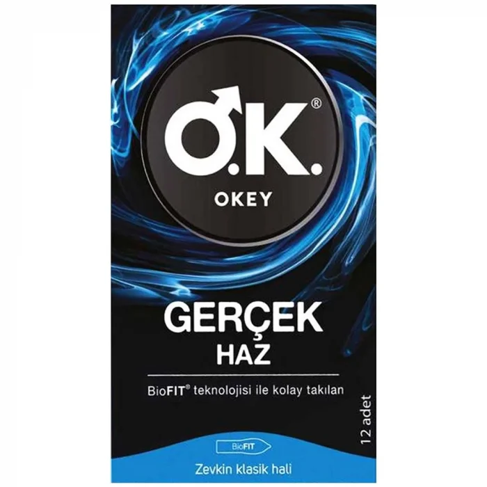 Okey Prezervatif Gerçek Haz 12li