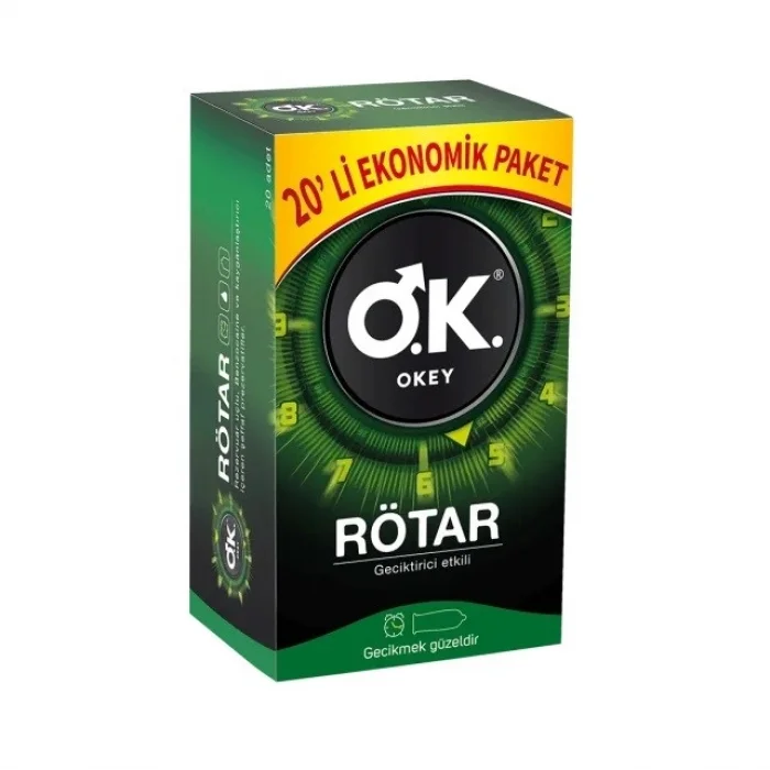Okey Rötar Prezervatif Ekonomik 20li