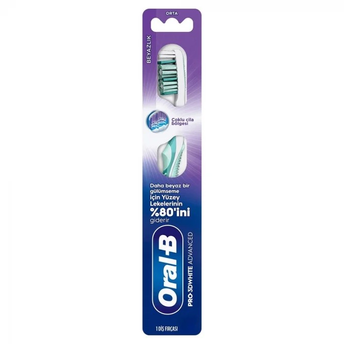 Oral-B Pro-3D White Advanced Beyazlık Diş Fırçası Orta