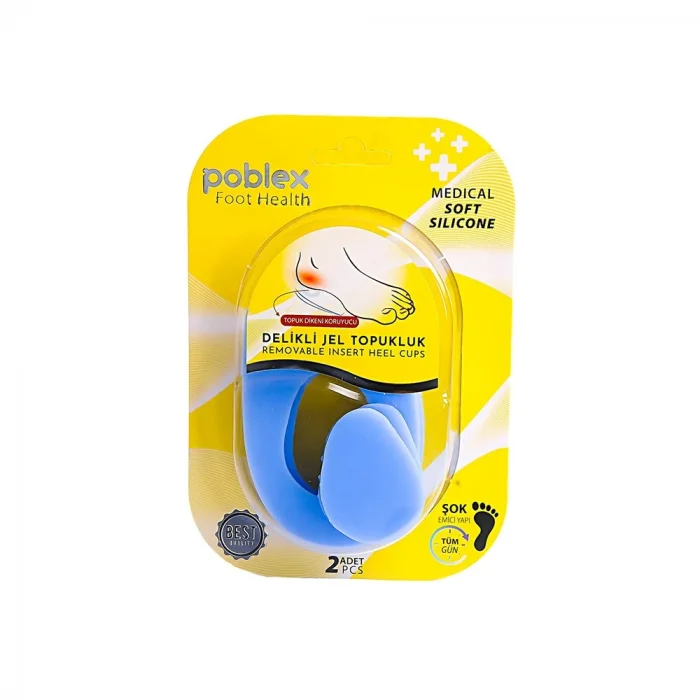 Poblex Topuk Dikeni İçin Delikli Jel Topukluk - Medium
