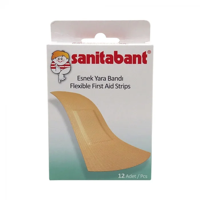 Sanitabant Esnek Yara Bandı 12li