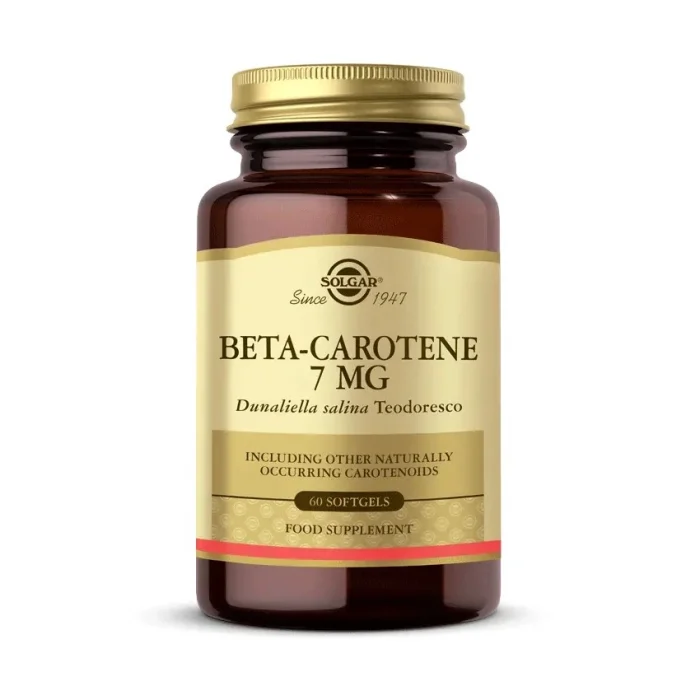 Solgar Beta Carotene 7 mg 60 Kapsül