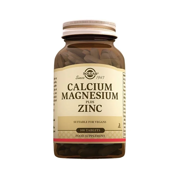 Solgar Calcium Magnesium Plus Zinc 100 Tablet