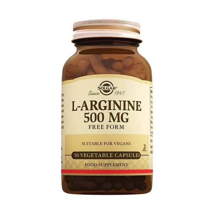 Solgar L-Arginine 500 mg 50 Kapsül