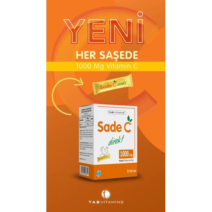 Tab İlaç Sade-C CVitamini 30 Şase
