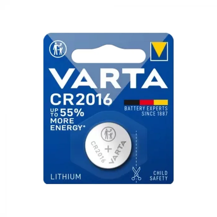 Varta CR2016 Lithium Pil 3V Tekli