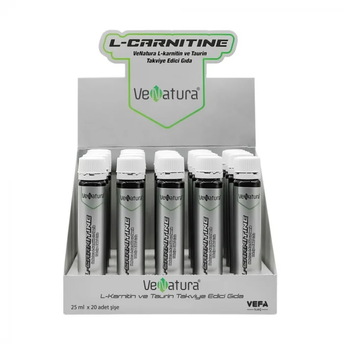 Venatura L-Carnitine ve Taurin 25 ml x 20 Şişe