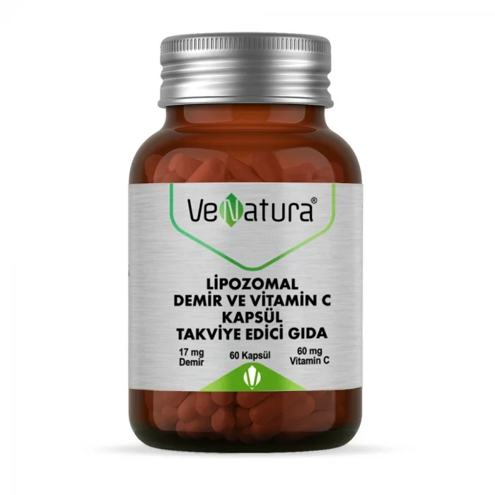 Venatura Lipozomal Demir Ve Vitamin C 60 Kapsül