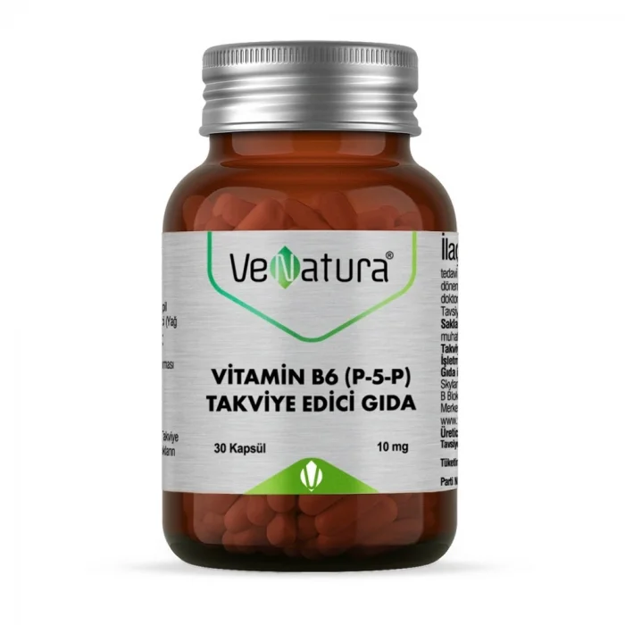 VeNatura Vitamin B6 (P-5-P) 10 mg 30 Kapsül