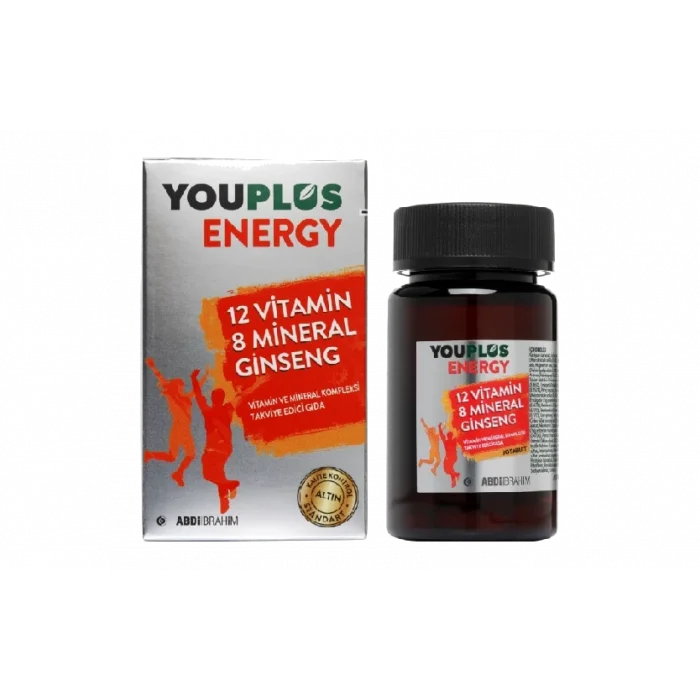 Youplus Energy 12 Vitamin 8 Minarel Ginseng 30 Tablet