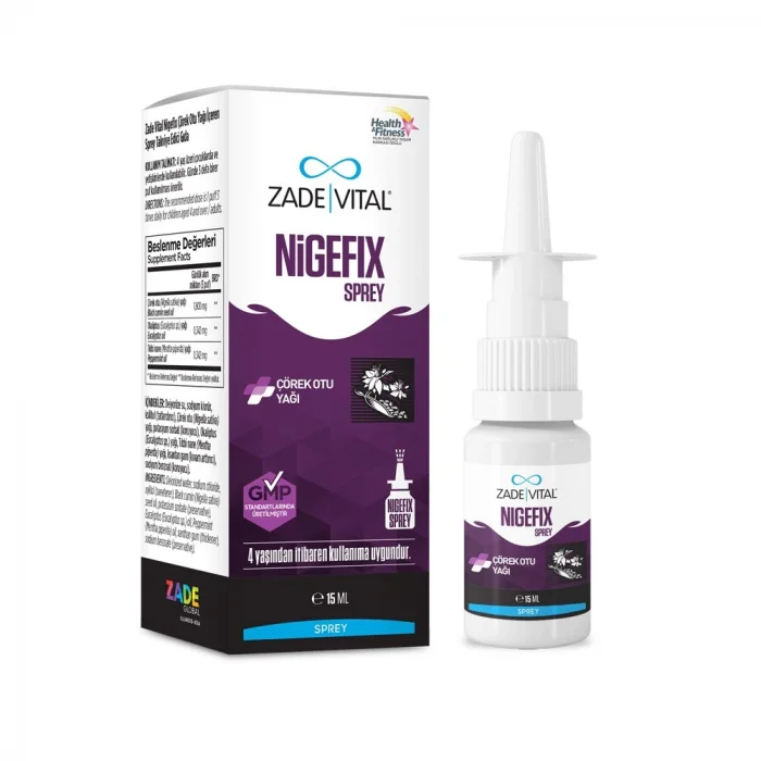 Zade Vital Nigefix Çörek Otu Nazal Sprey 15 ml