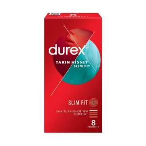 Durex Yakın Hisset Slim Fit 8li Prezervatif