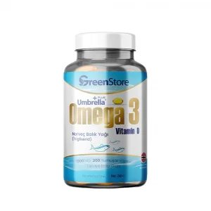 Green Store Umbrella Plus Omega 3 Norveç Balık Yağı 1300 mg 200 Kapsül