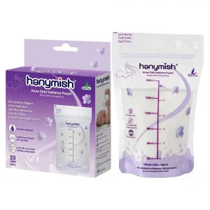 Hanymish Süt Saklama Poşeti Kilitli Kapak 20 Adet 200 ml