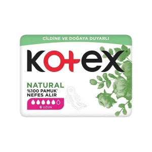 Kotex Natural Hijyenik Ped Ultra Uzun 6lı