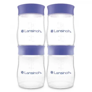 Lansinoh Anne Sütü Saklama Şişeleri 4lü 160 ml