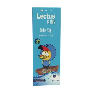 Lectus Kids Kral Şakir Karışık Meyve Aromalı Balık Yağı 150 ml