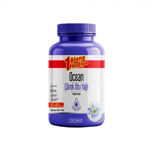 Ocean Çörek Otu Yağı 1000 mg 60 + 60 Kapsül