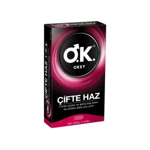Okey Çifte Haz Prezervatif 10lu