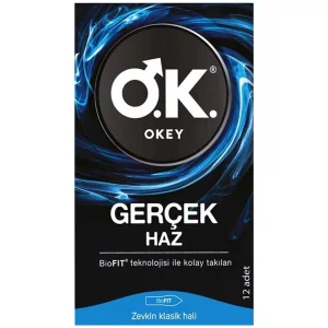 Okey Prezervatif Gerçek Haz 12li