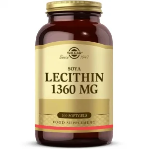 Solgar Lecithin 1360 mg 100 Kapsül