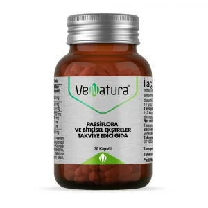 Venatura Passiflora ve Bitkisel Ekstreler 30 Kapsül
