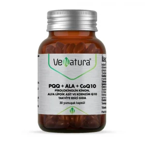 VeNatura PQQ+ALA+KoenzimQ10+Alfa Lipoik Asit 30 Kapsül
