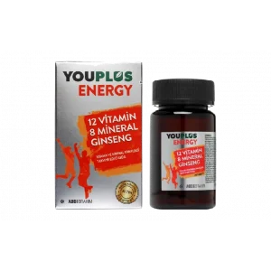 Youplus Energy 12 Vitamin 8 Minarel Ginseng 30 Tablet
