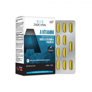 Zade Vital A Vitamini 500 mg 30 Kapsül