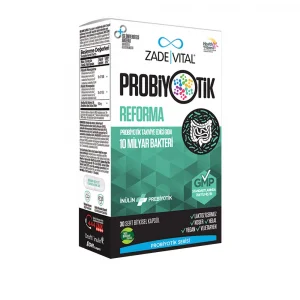 Zade Vital Probiyotik Reforma Takviye Edici Gıda 30 Bitkisel Kapsül