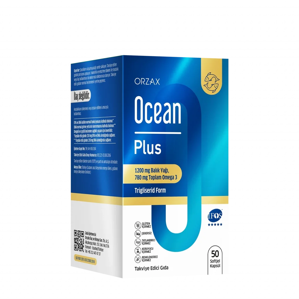 Ocean Plus Omega-3 1200 mg 50 Softjel Kapsül